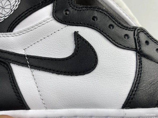 Cheap TBK 555088-010 Air Jordan White Black 1 Retro (2014) 0703